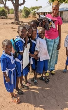 Sarresof teacher & pupils